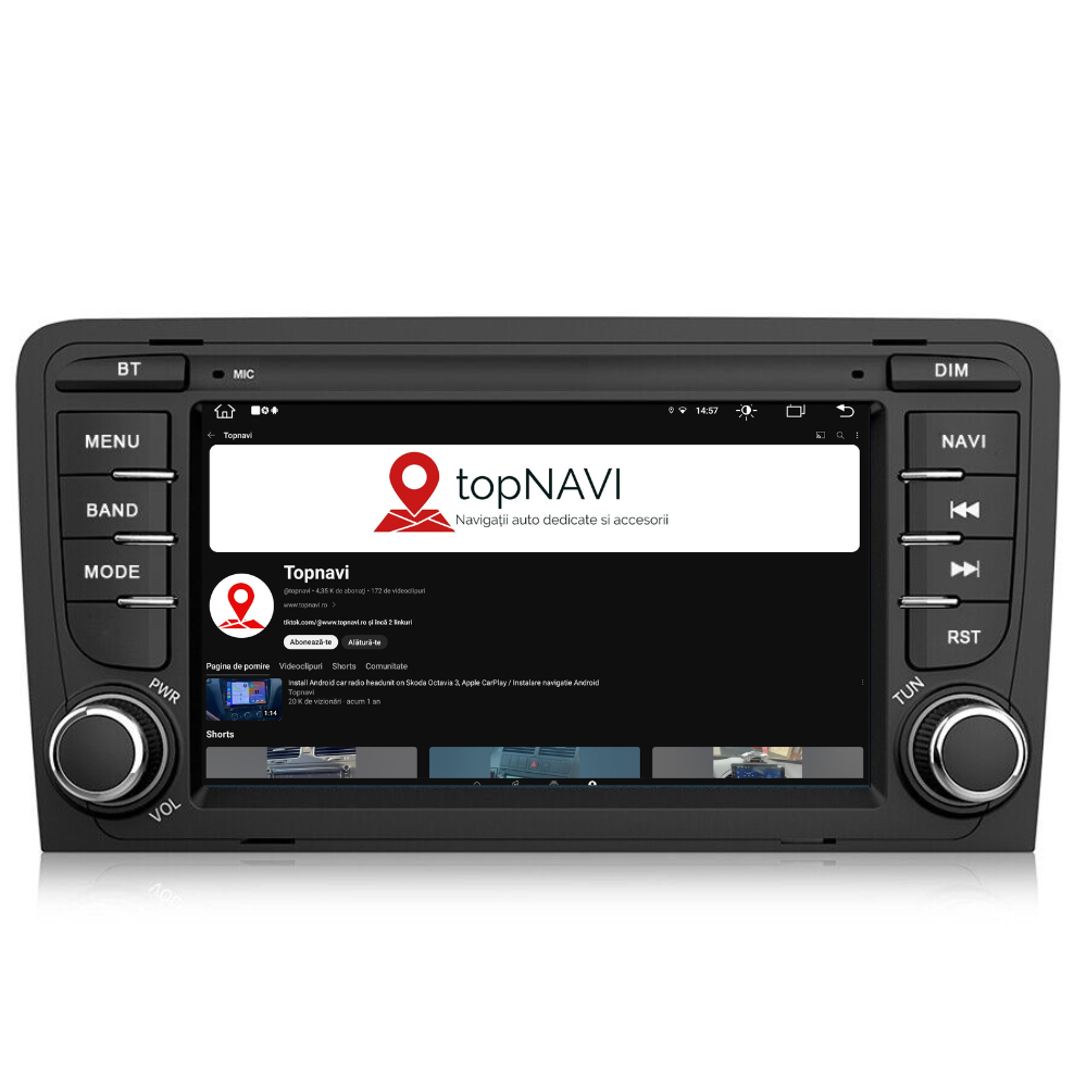 Navigatie audi a3 (2003-2011), Ecran 7 inch, 1GB RAM 32GB [2]