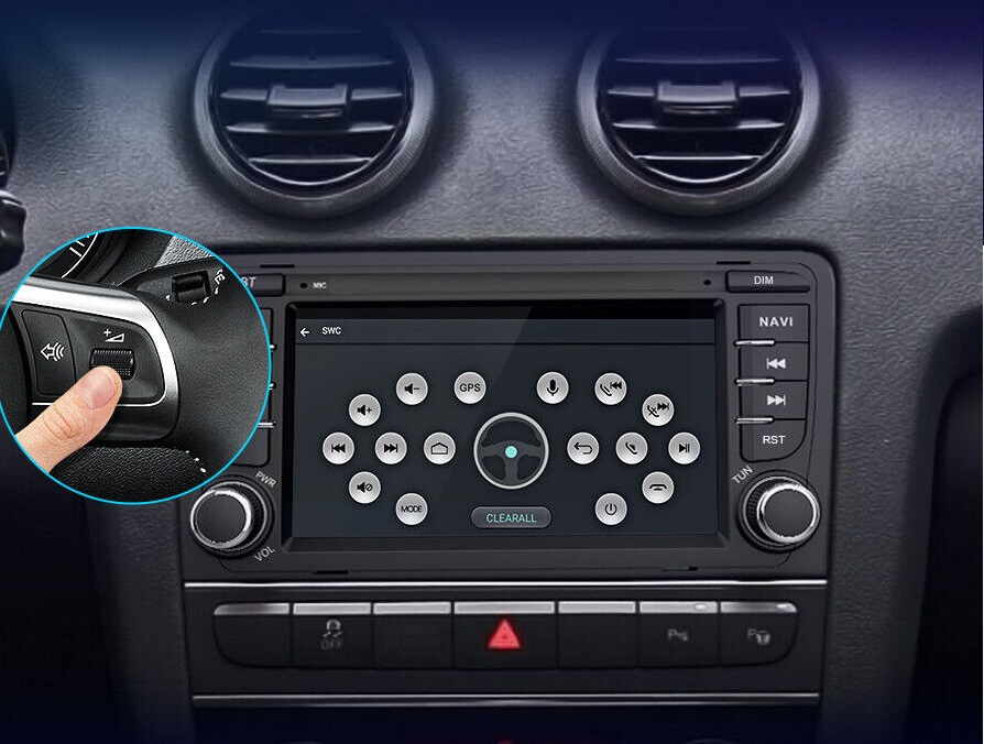 Navigatie audi a3 (2003-2011), Ecran 7 inch, 1GB RAM 32GB [8]