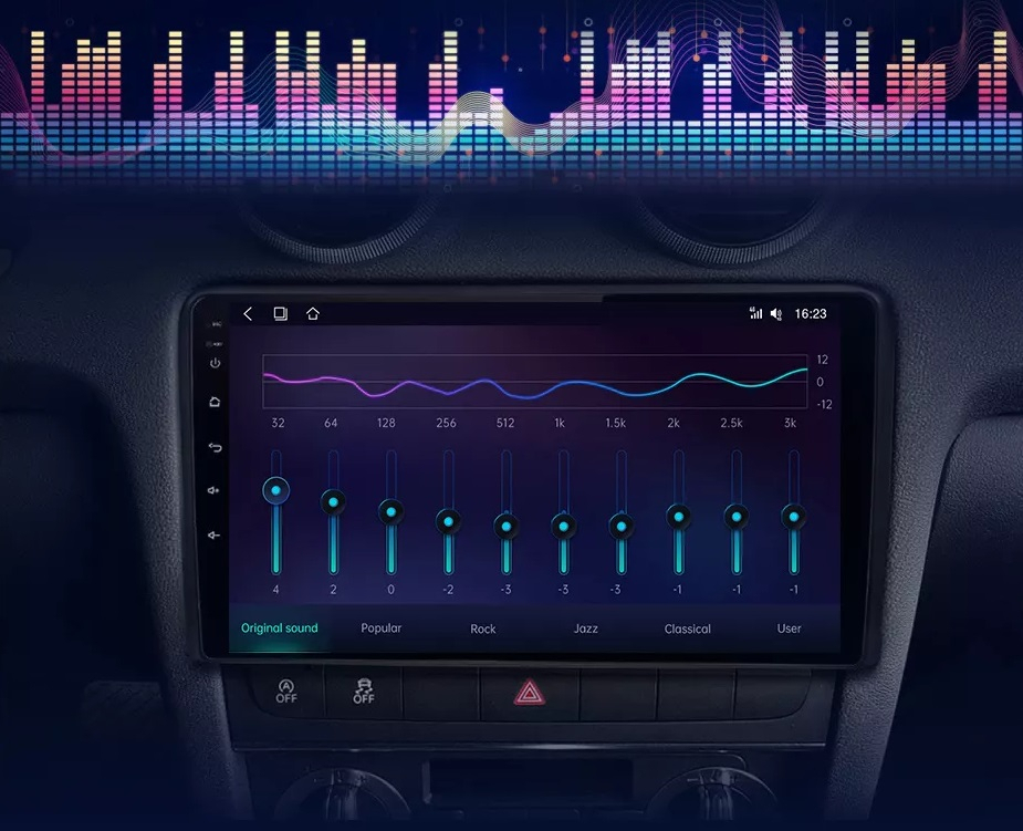 Navigatie Audi a3 2003 - 2013, Android 12, 1GB RAM 32GB, wifi, google maps, youtube, waze, bluetooth [9]