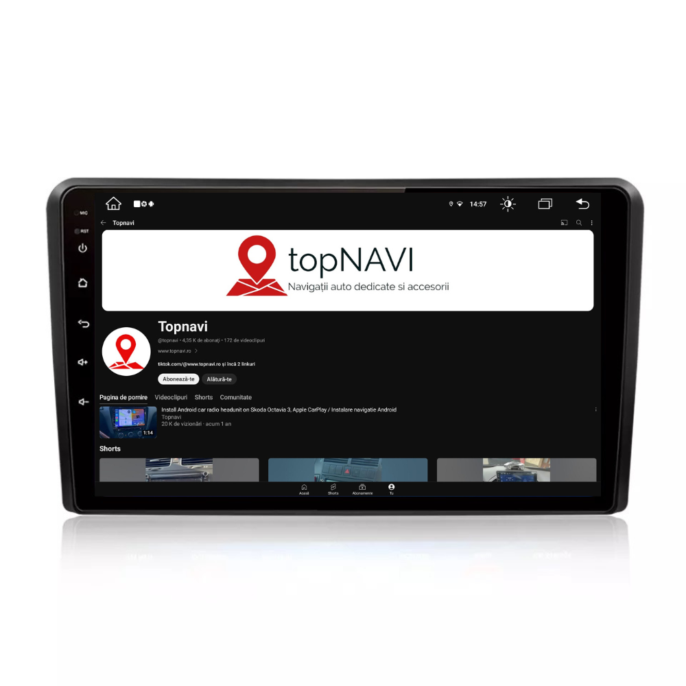 Navigatie Audi a3 2003 - 2013, Android 12, 1GB RAM 32GB, wifi, google maps, youtube, waze, bluetooth [2]