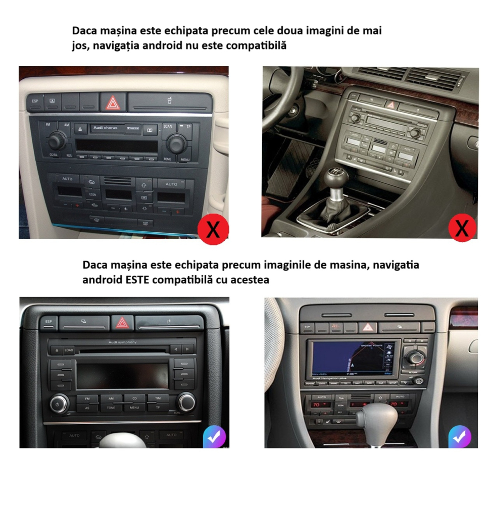 Navigatie Audi A4 (2002-2008), Android, Ecran 9 inch 2K, 12GB RAM 256GB, 8-core [4]