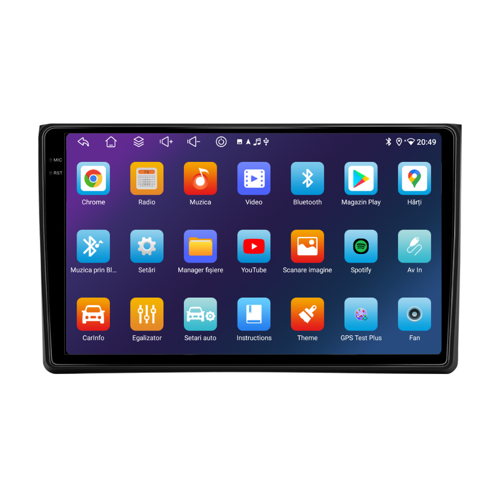 Navigatie Audi A4 (2002-2008), Android, Ecran 9 inch, 4GB RAM 64GB, 8-core [5]