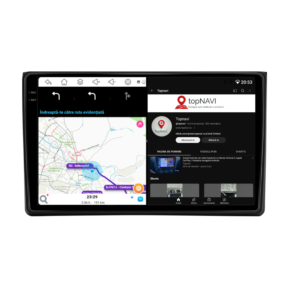 Navigatie Audi A4 (2002-2008), Android, Ecran 9 inch, 4GB RAM 64GB, 8-core [3]
