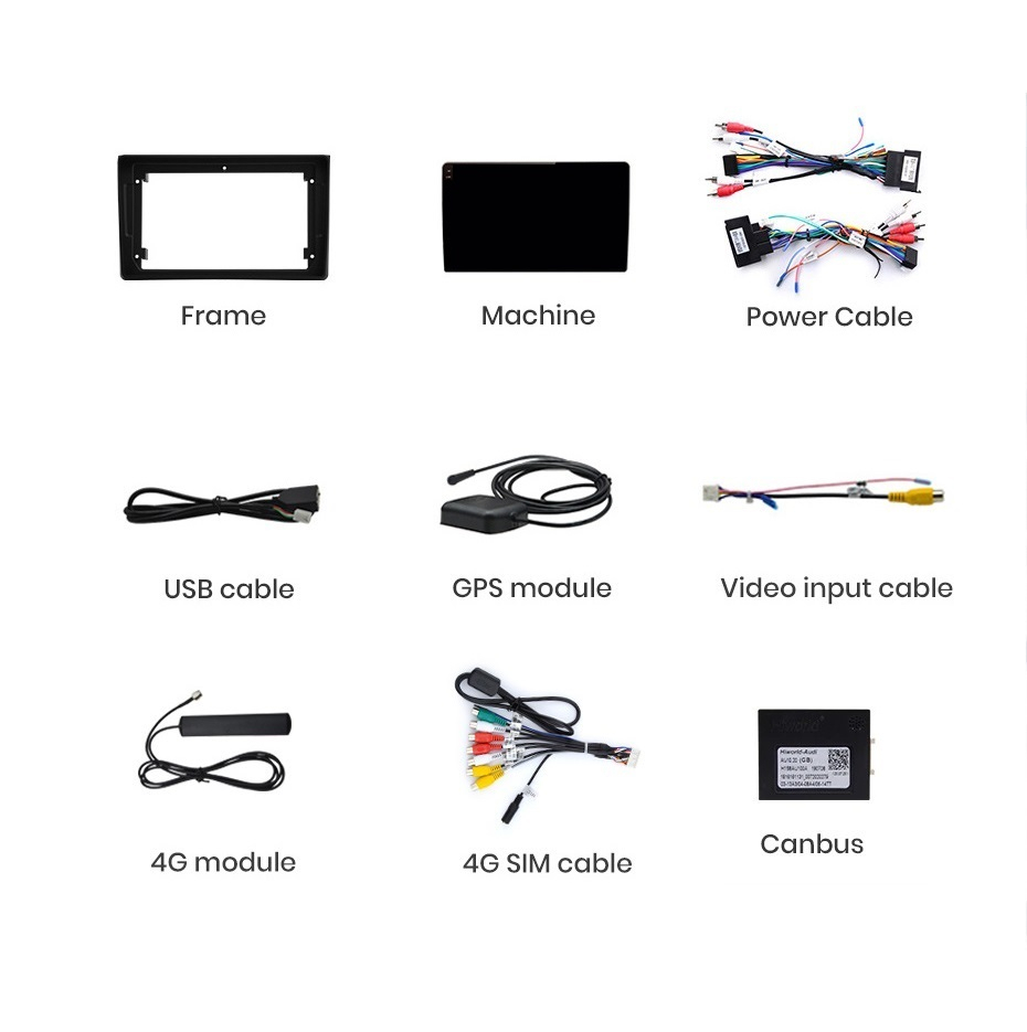 Navigatie Audi a4 b6, a4 b7, seat exeo, Android 13,Ecran 2K, 4GB RAM 64GB, Octa Core, carplay /android auto [11]