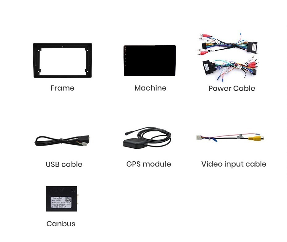 Navigatie Audi a4 b6, b7, seat exeo, android 12, 1GB RAM 32GB, wifi, google maps, youtube, waze, bluetooth  [9]