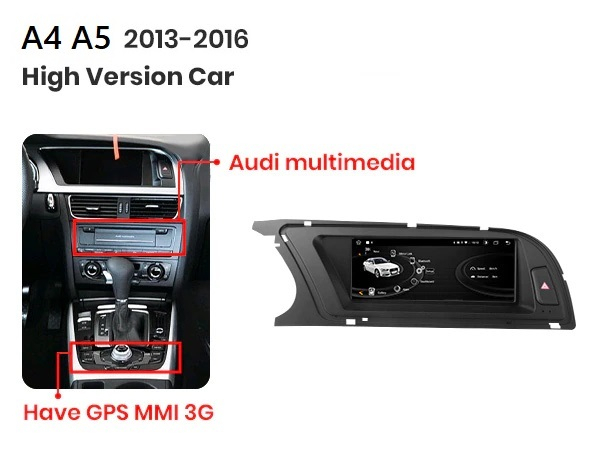 Navigatie Audi A4 B8, A5 2013-2016, Android, Carplay, 4GB RAM 64GB, youtube, waze, google maps [2]