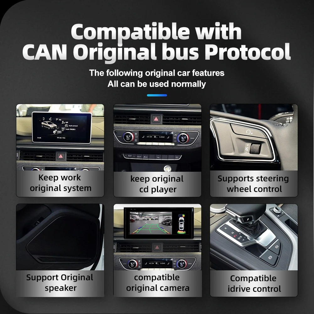 Navigatie Audi A4 B9 (2015-2023),12.5 inch 2K, 8GB RAM, carplay / android auto [2]