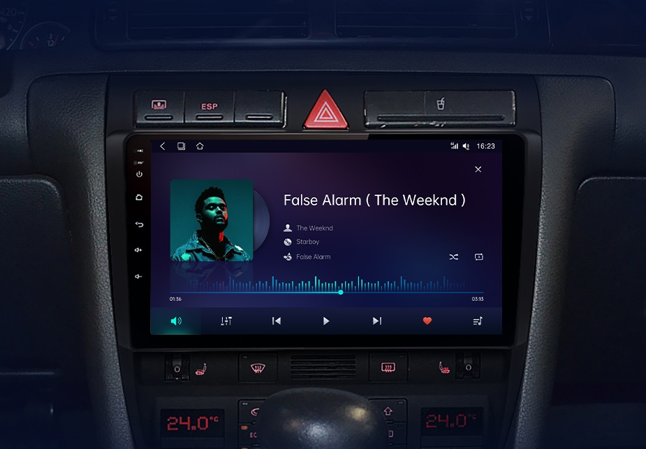 Navigatie audi a6 c5 1997-2006, android 12, 1GB RAM, wifi, waze, youtube, google maps, bluetooth [6]