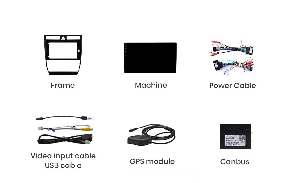 Navigatie audi a6 c5 1997-2006, android 12, 1GB RAM, wifi, waze, youtube, google maps, bluetooth [8]