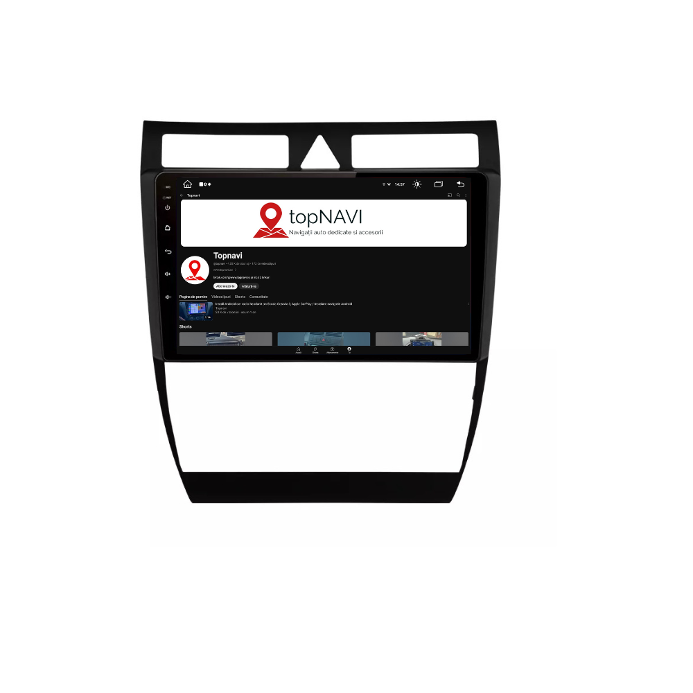 Navigatie audi a6 c5 1997-2006, android 12, 1GB RAM, wifi, waze, youtube, google maps, bluetooth [2]
