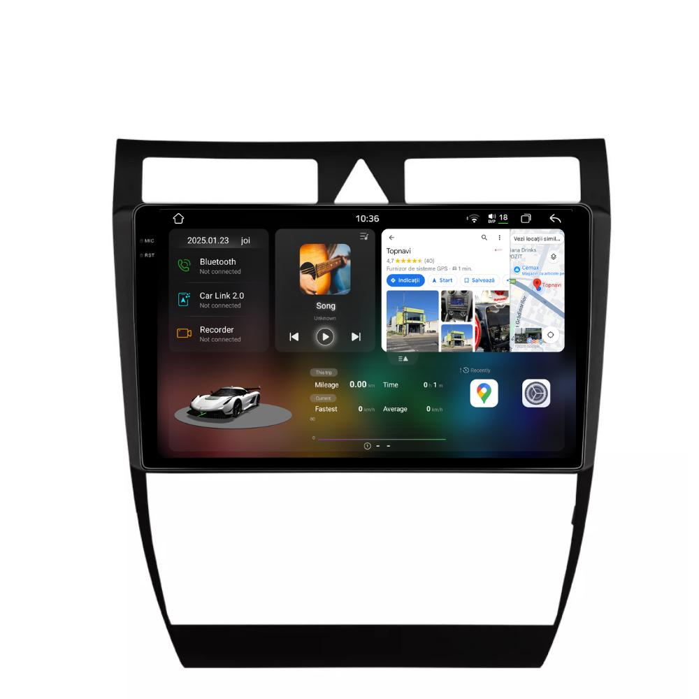 Navigatie Audi a6 c5 (1997-2006), Android, Ecran 9 inch 2K, 12GB RAM 256GB, 8-core [1]