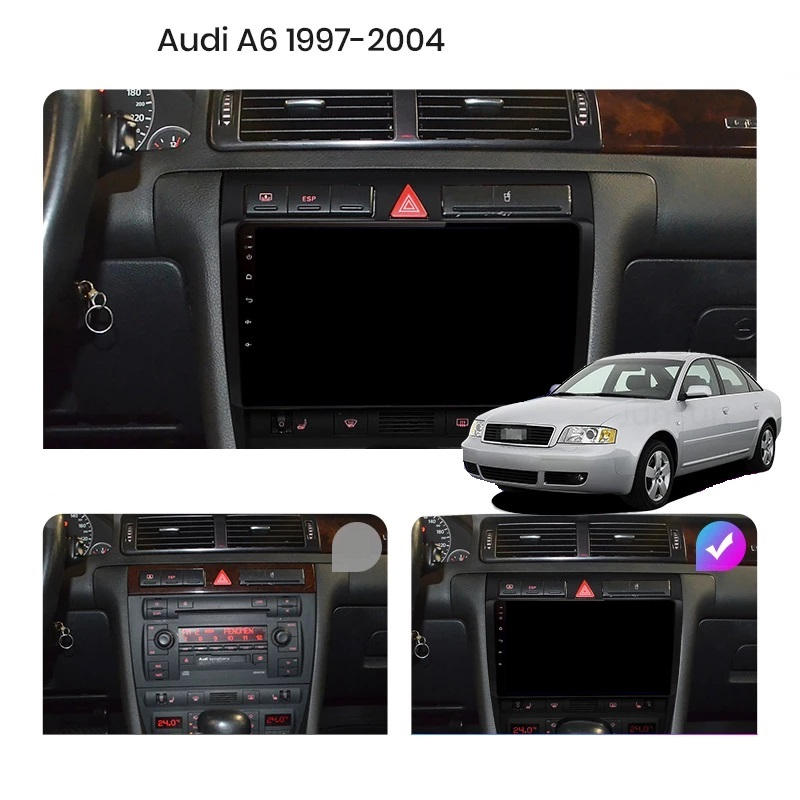 Navigatie Audi A6 C5 (1997-2006), Android, Ecran 9 inch, 4GB RAM 64GB, 4-core [6]