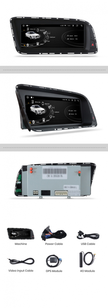 Navigatie Audi Q5 2009-2013, Android, Carplay, 4GB RAM 64GB, youtube, waze, google maps [5]
