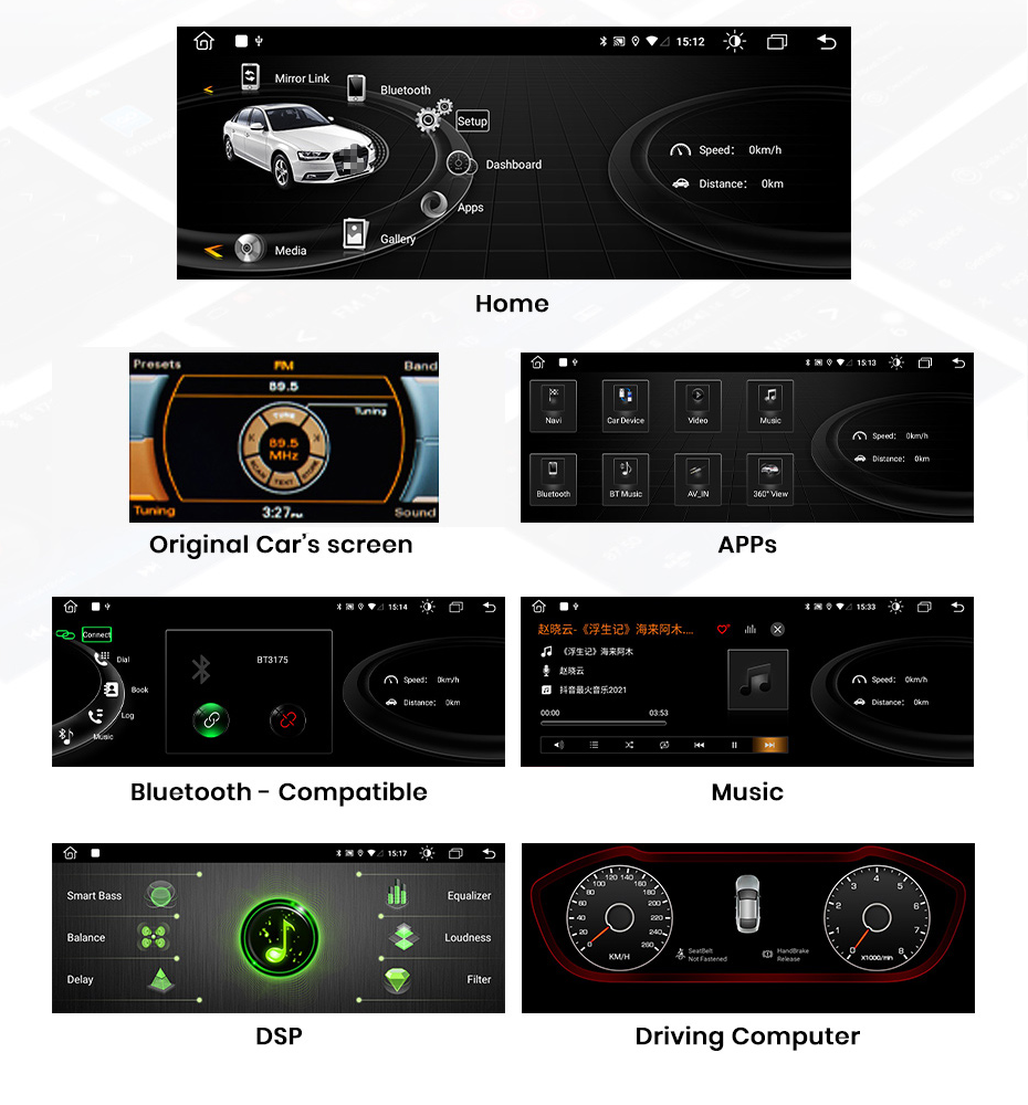 Navigatie Audi Q5 2009-2013, Android, Carplay, 4GB RAM 64GB, youtube, waze, google maps [6]
