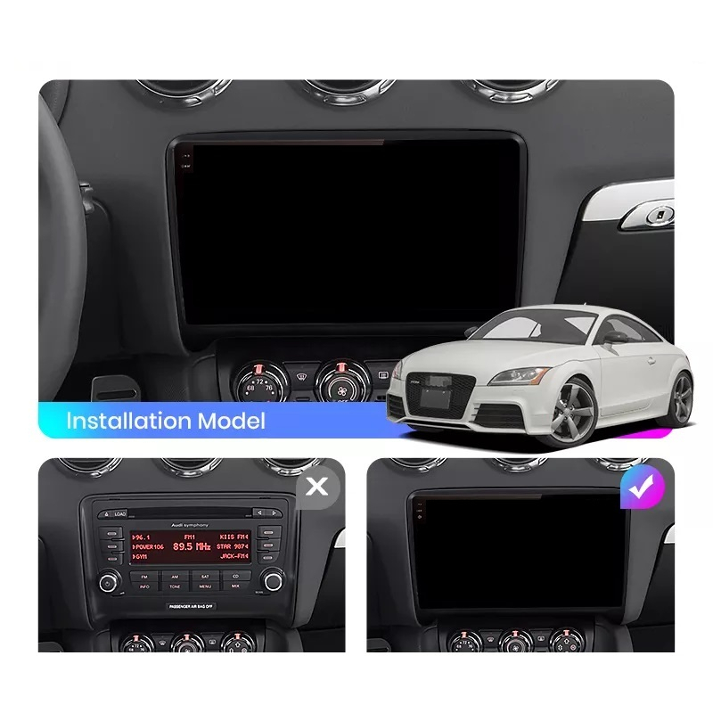 Navigatie Audi TT (2006-2014), Android, Ecran 9 inch, 4GB RAM 64GB, 4-core [6]