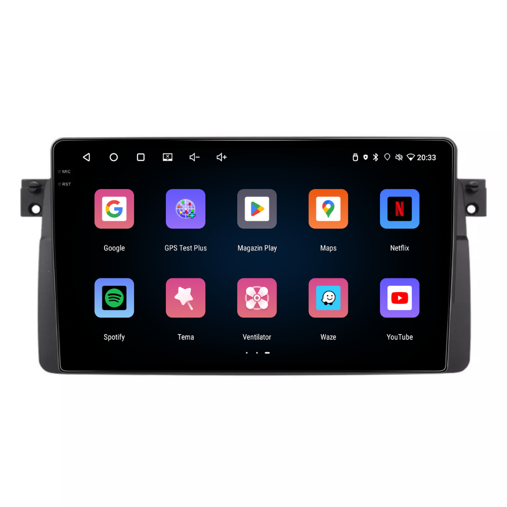 Navigatie BMW E46 (1998-2006), Android, Ecran 9 inch, 2GB RAM 32GB [2]