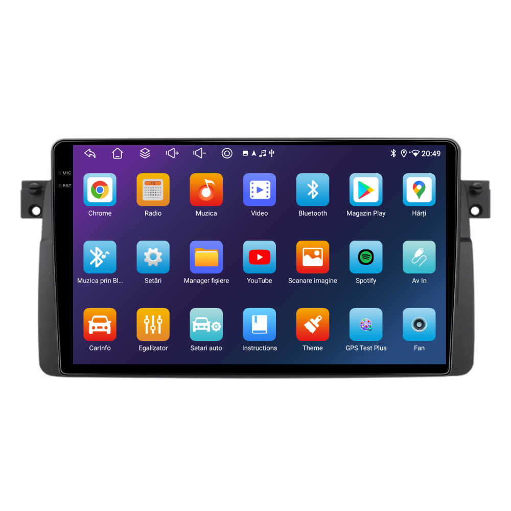 Navigatie BMW E46 (1998-2006), Android, Ecran 9 inch, 6GB RAM 128GB, 8-core [5]