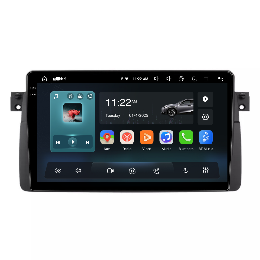 Navigatie BMW E46 (1998-2006), Android, Ecran 9 inch, 8GB RAM 258GB, 8-core [4]