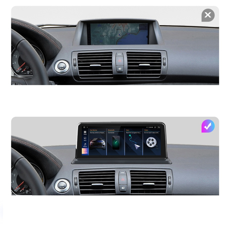 Navigatie Bmw Seria 1 (2003-2013), Android, 4GB 64GB, sistem Fara navigatie de fabrica [8]