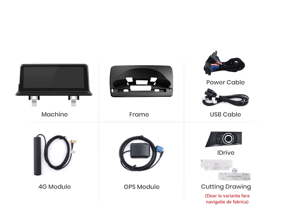 Navigatie Bmw Seria 1 (2003-2013), Android, 4GB 64GB, sistem Fara navigatie de fabrica [3]