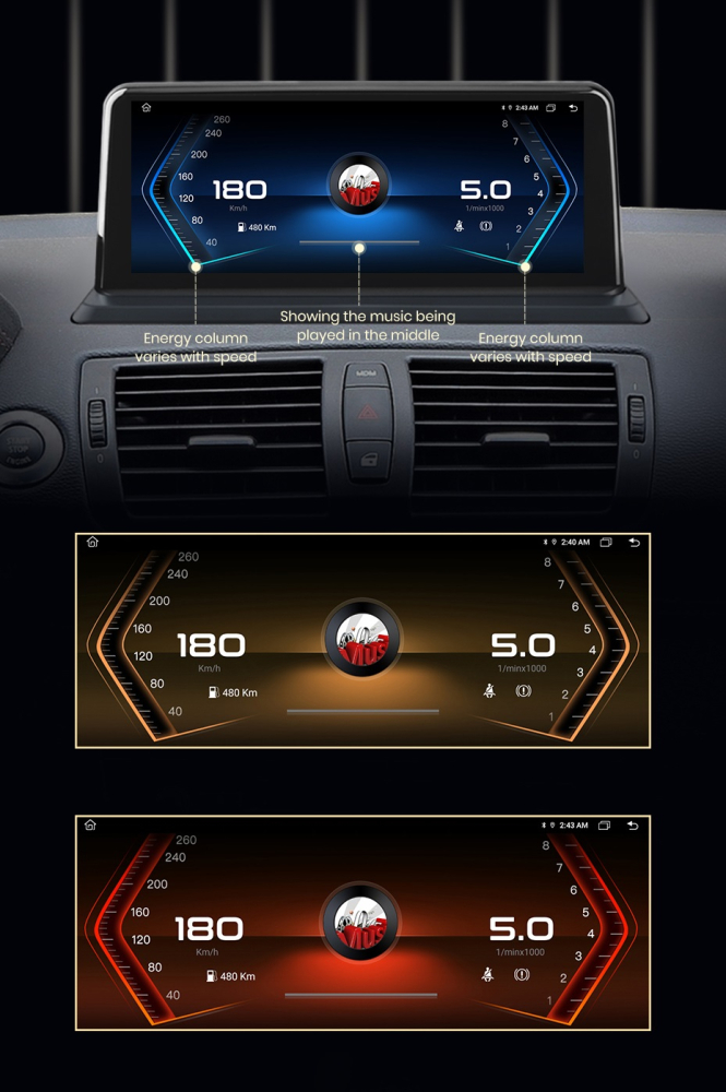 Navigatie Bmw Seria 1 (2009-2013), Android, 4GB 64GB, sistem CIC [5]
