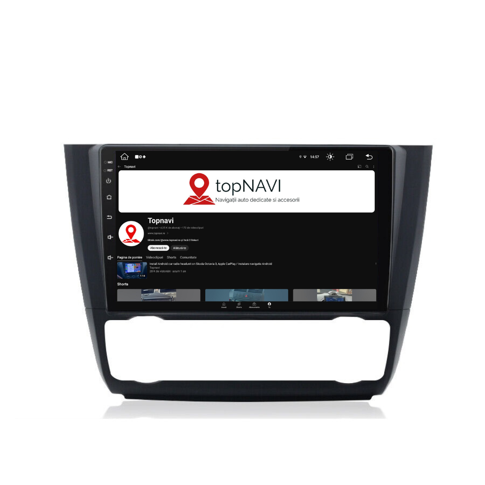 Navigatie BMW Seria 1 E82 E88 E81 E87 2004-2011, Android 12, 1GB RAM 32GB, waze, youtube, google maps,bluetooth [2]