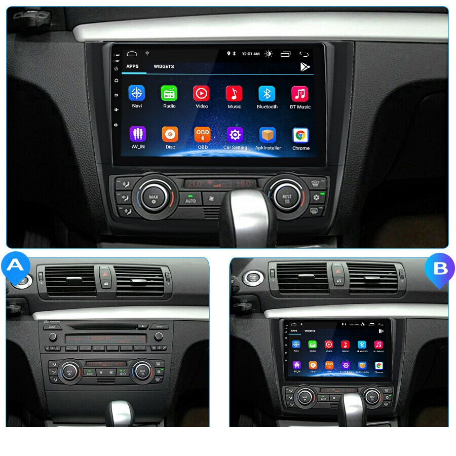 Navigatie BMW Seria 1 E82 E88 E81 E87 2004-2011, Android 12, 1GB RAM 32GB, waze, youtube, google maps,bluetooth [4]