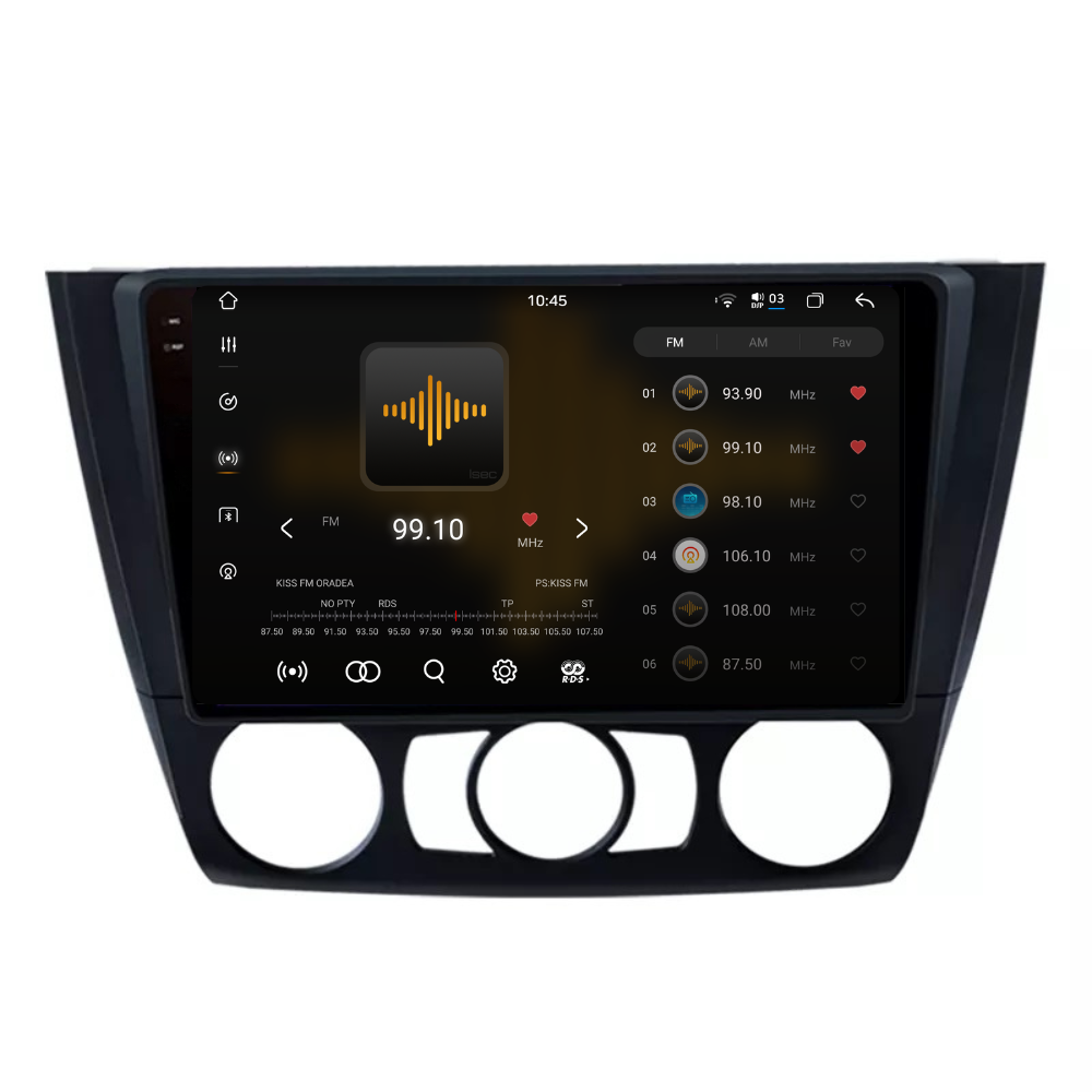 Navigatie Bmw Seria 1 E87 / E88 (2004-2011), Android, Ecran 9 inch 2K, 12GB RAM 256GB, 8-core [3]