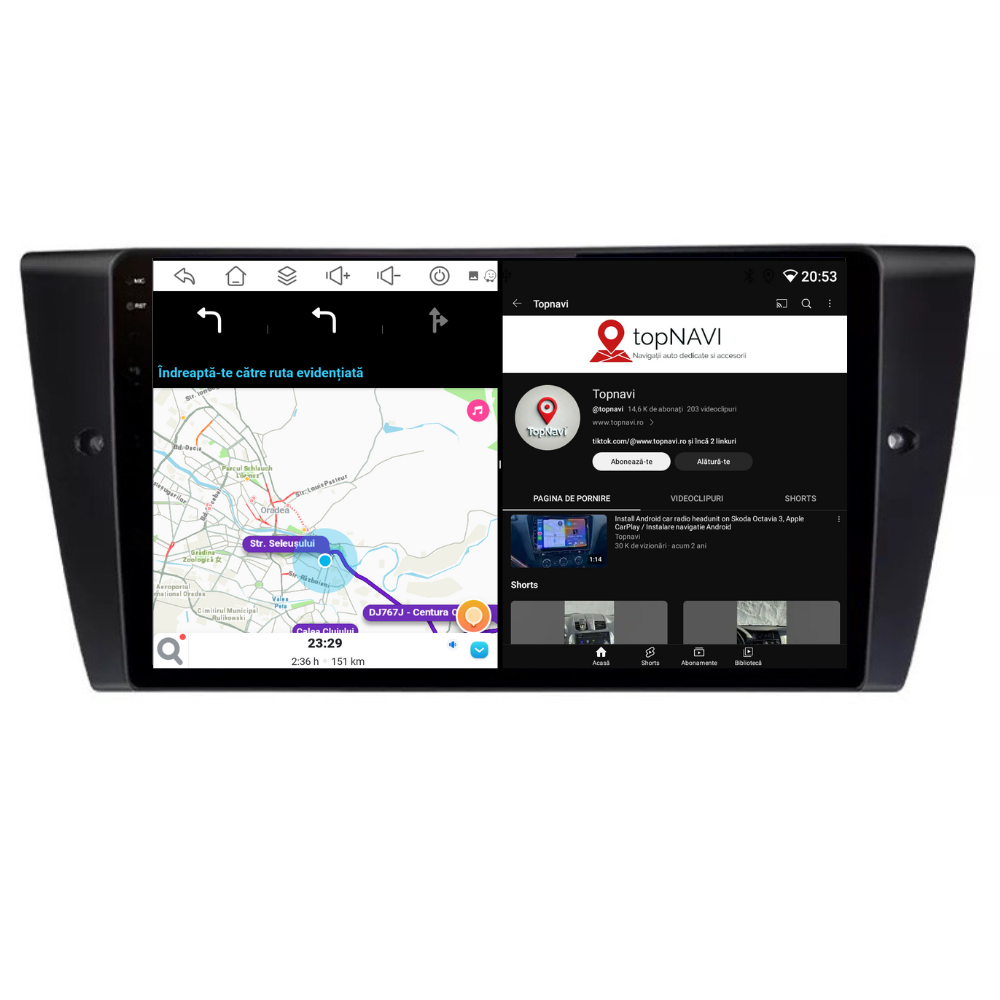 Navigatie BMW Seria 3 (2004-2012), Android, Ecran 9 inch, 4GB RAM 64GB, 8-core [5]