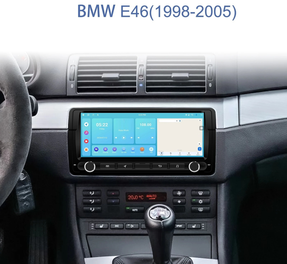 Navigatie Bmw seria 3 E46 (1998-2006), 2GB RAM 64GB, ecran 8.8 inch [3]