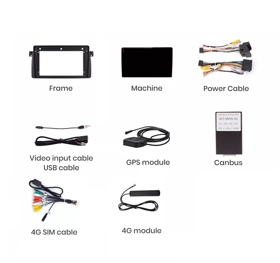 Navigatie Bmw seria 3 e46, Android 13,Ecran 2K, 4GB RAM 64GB, Octa Core, carplay /android auto [10]