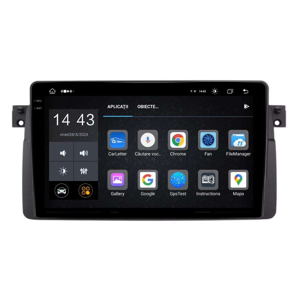 Navigatie Bmw seria 3 e46, Android 13,Ecran 2K, 8GB RAM 256GB, Octa Core, carplay /android auto [10]