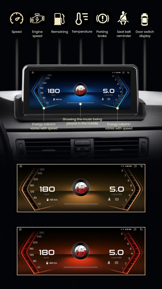 Navigatie BMW Seria 3 E90 (2004-2012), Android, 4GB RAM 64GB, 8-core [14]