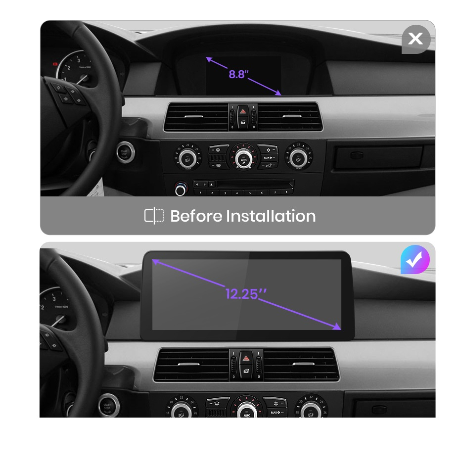 Navigatie BMW Seria 3 E90 (2009-2010), Android, 8GB RAM 256GB, Ecran 12.3 inch, 8-core, sistem CIC [12]