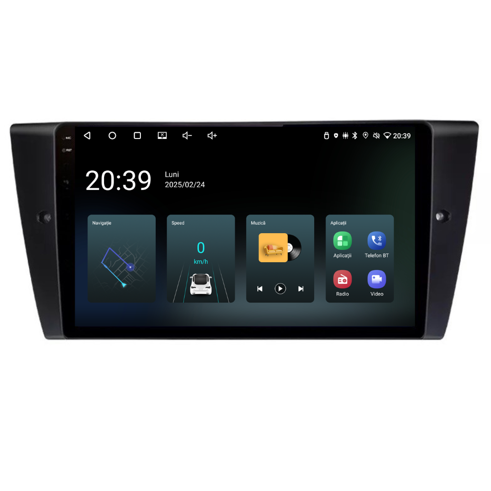 Navigatie BMW Seria 3 E90 / E91 (2004-2012), Android, Ecran 9 inch, 2GB RAM 32GB [2]