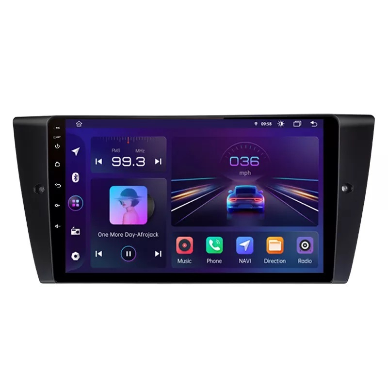 Navigatie Bmw seria 3 E90, E91, E92, E93, Android 12, 1GB RAM 32GB, google maps, youtube, waze, wifi, bluetooth [1]