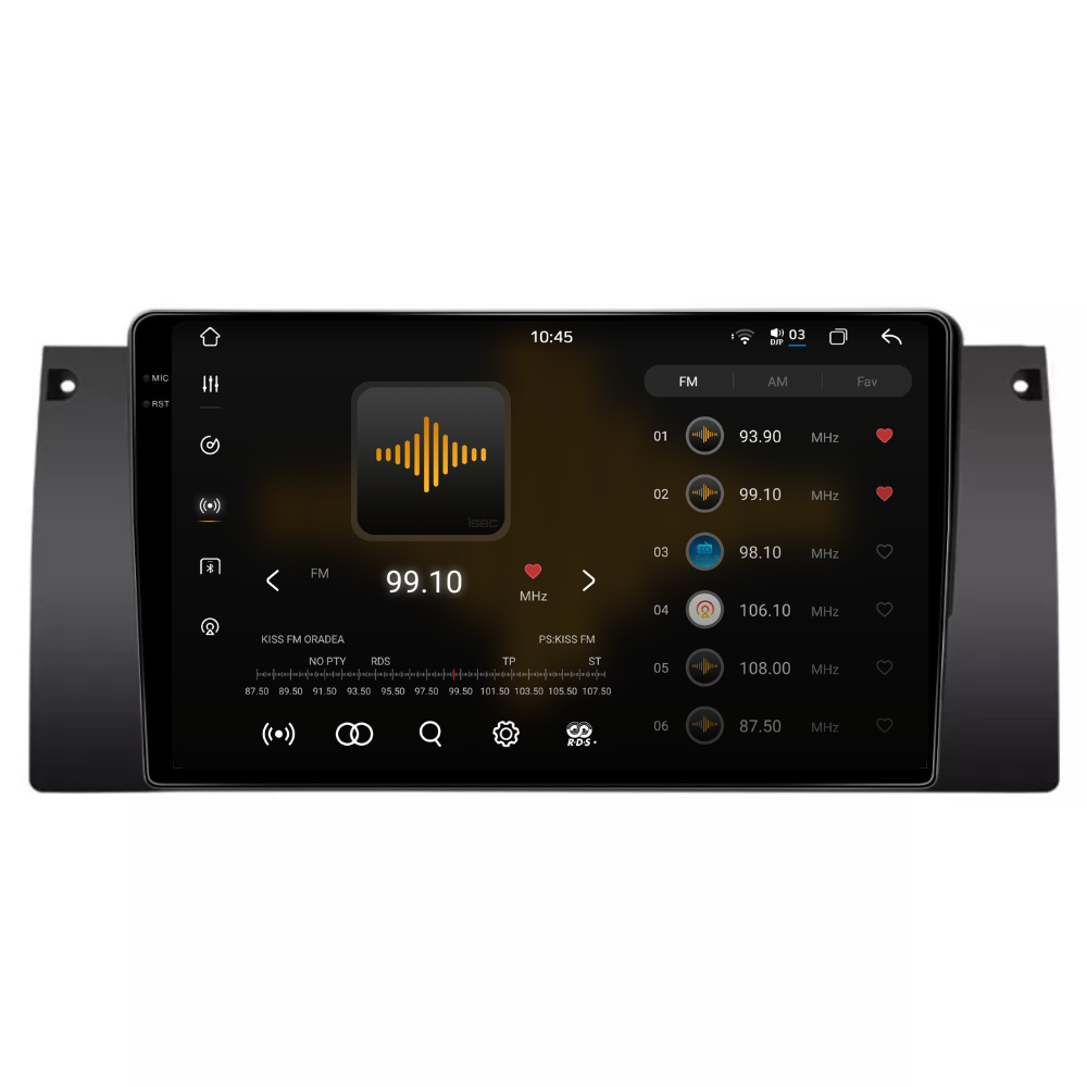 Navigatie Bmw Seria 5 E39 (1995-2004), Android, Ecran 9 inch 2K, 12GB RAM 256GB, 8-core [3]