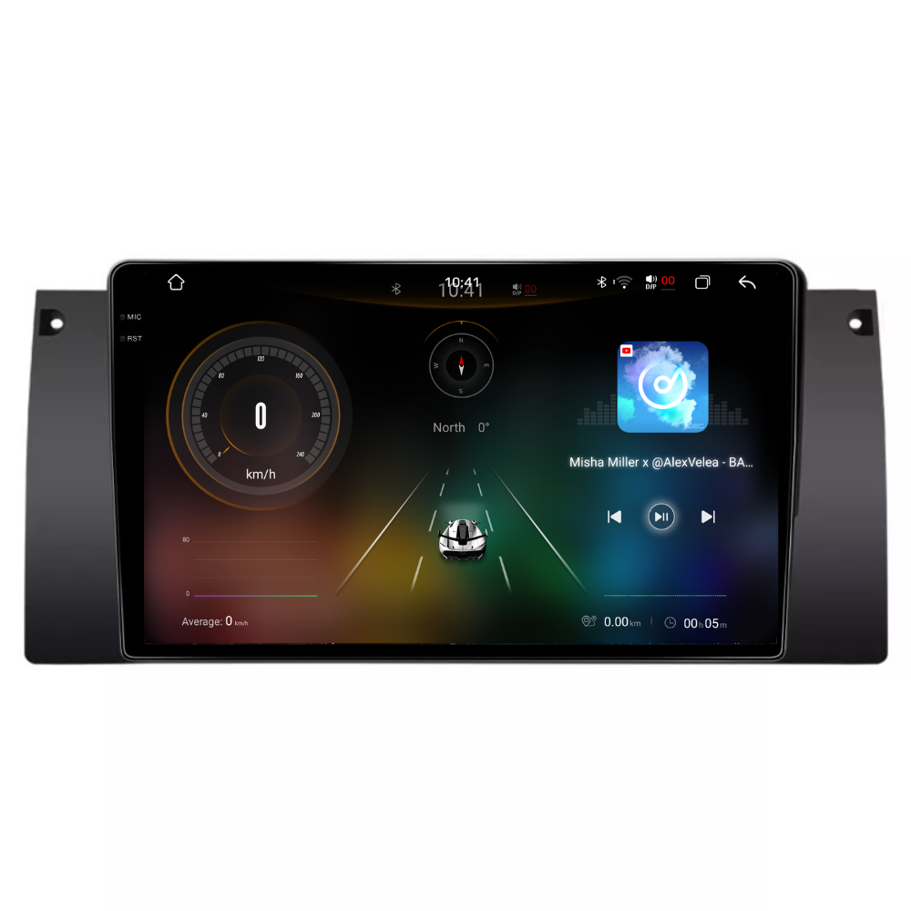 Navigatie Bmw Seria 5 E39 (1995-2004), Android, Ecran 9 inch 2K, 12GB RAM 256GB, 8-core [2]