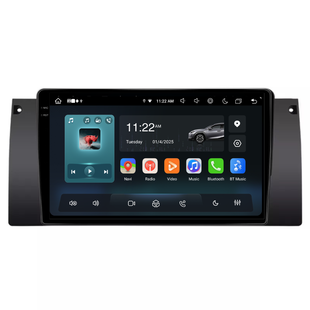 Navigatie Bmw Seria 5 E39 (1995-2004), Android, Ecran 9 inch, 8GB RAM 256GB, 8-core [4]