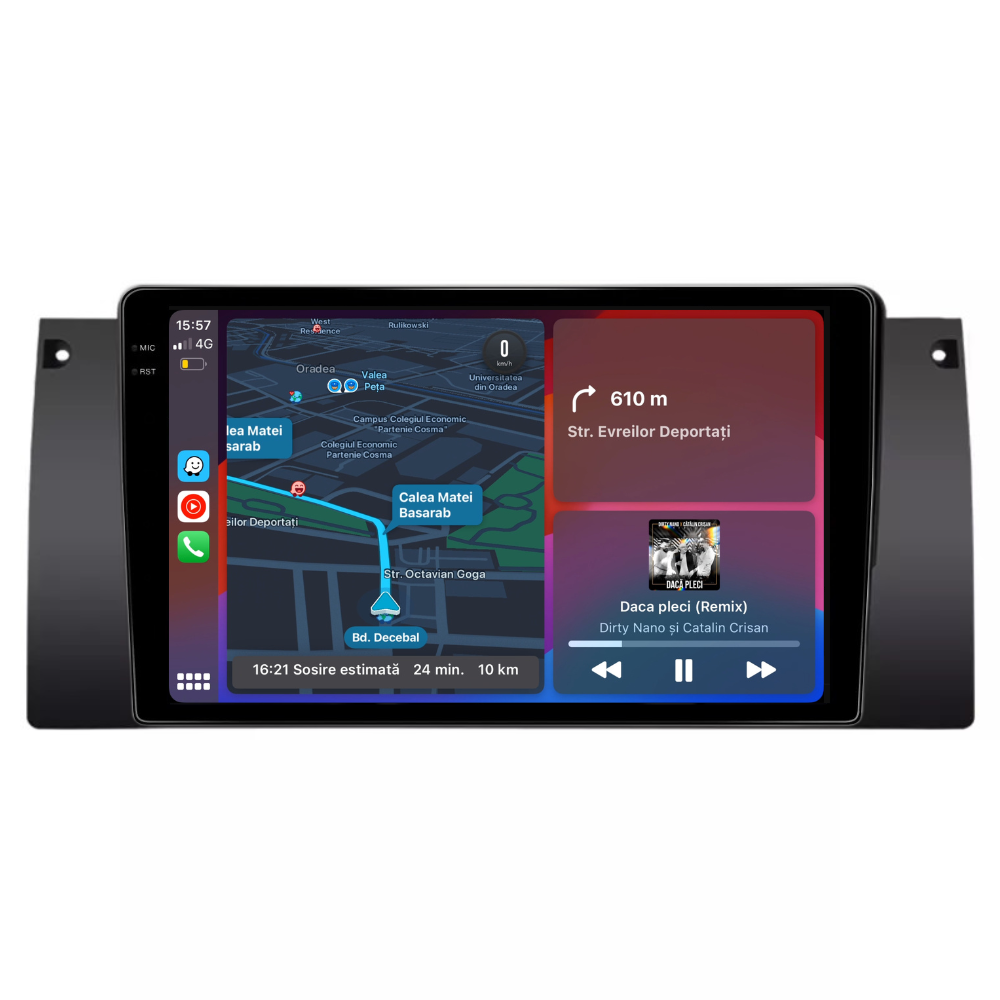 Navigatie Bmw seria 5 e39, Bmw X5 E53, Android 13,Ecran 2K, 4GB RAM 64GB, Octa Core, carplay /android auto [5]