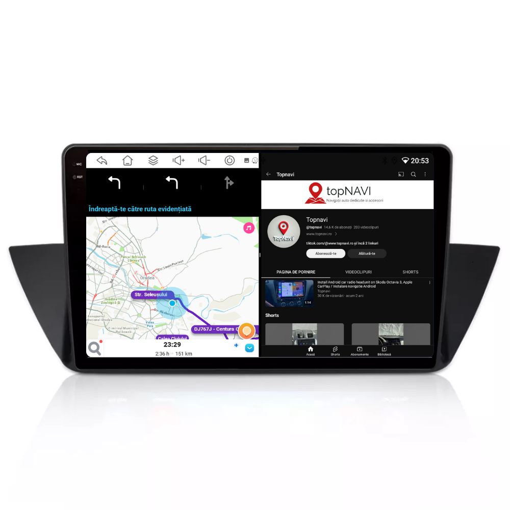 Navigatie BMW X1 E84 (2009-2015), Android, Ecran 10 inch, 4GB RAM 64GB, 8-core [5]