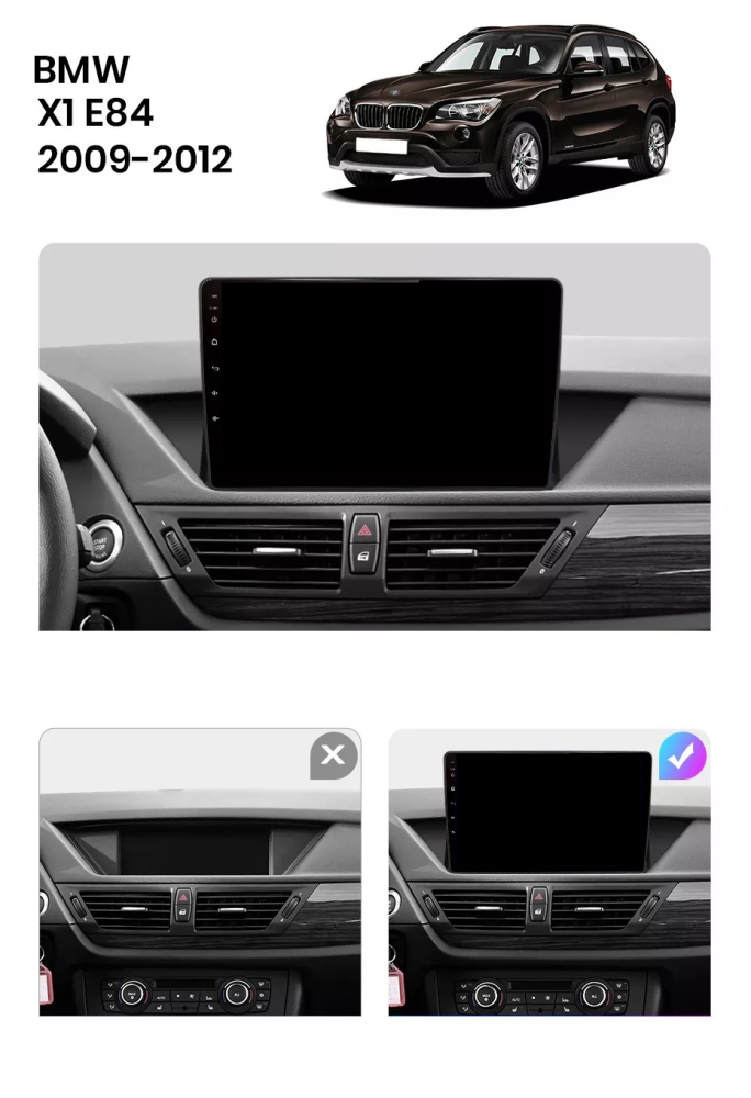 Navigatie BMW X1 E84 (2009-2015), Android, Ecran 10 inch, 4GB RAM 64GB, 8-core [7]