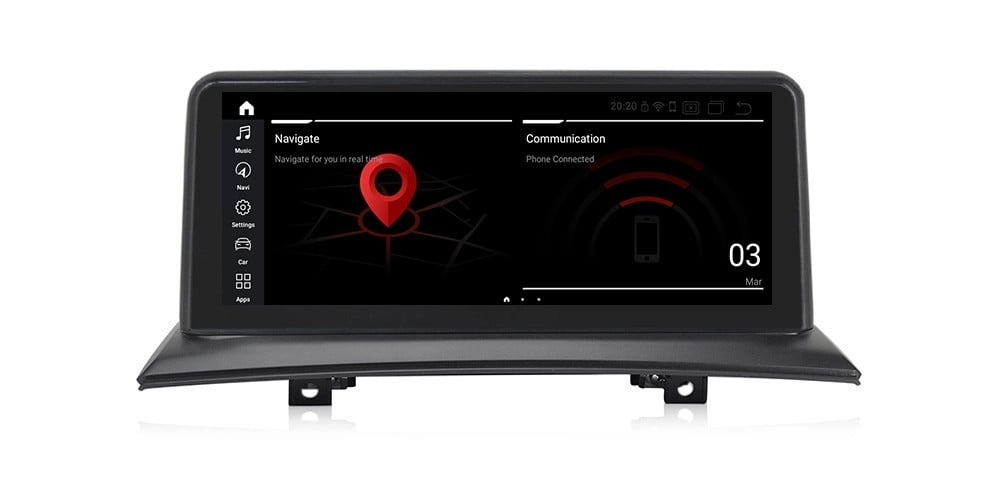 Navigatie BMW x3 E83, android 12, 4RAM 64GB, wifi, google maps, youtube, waze, bluetooth [3]