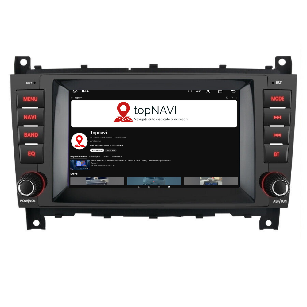 Navigatie C-class w203 (2004-20007), Android, Ecran 7 inch, 4GB RAM 64GB, 8core [2]