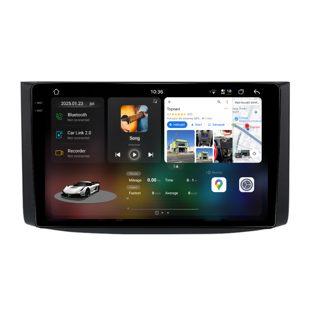 Navigatie Chevrolet Aveo (2006-2012), Ecran 9 inch 2K, 12GB 256GB, 8-core [1]