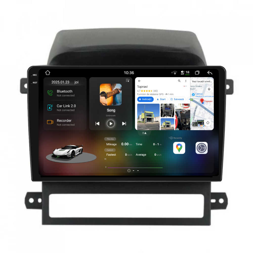 Navigatie Chevrolet Captiva (2006-2011), Ecran 9 inch 2K, 12GB RAM 256GB, 8-core [1]