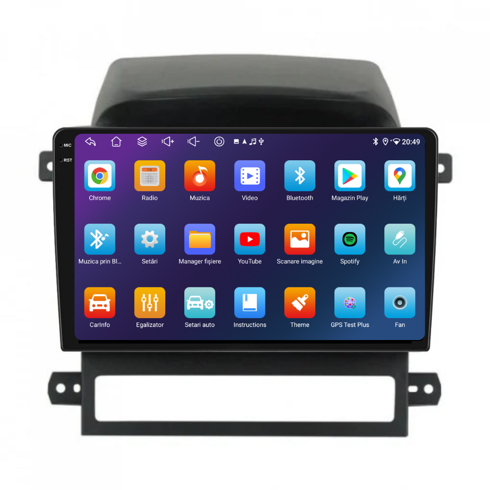 Navigatie Chevrolet Captiva (2006-2011), Ecran 9 inch, 6GB RAM 128GB, 8-core [5]