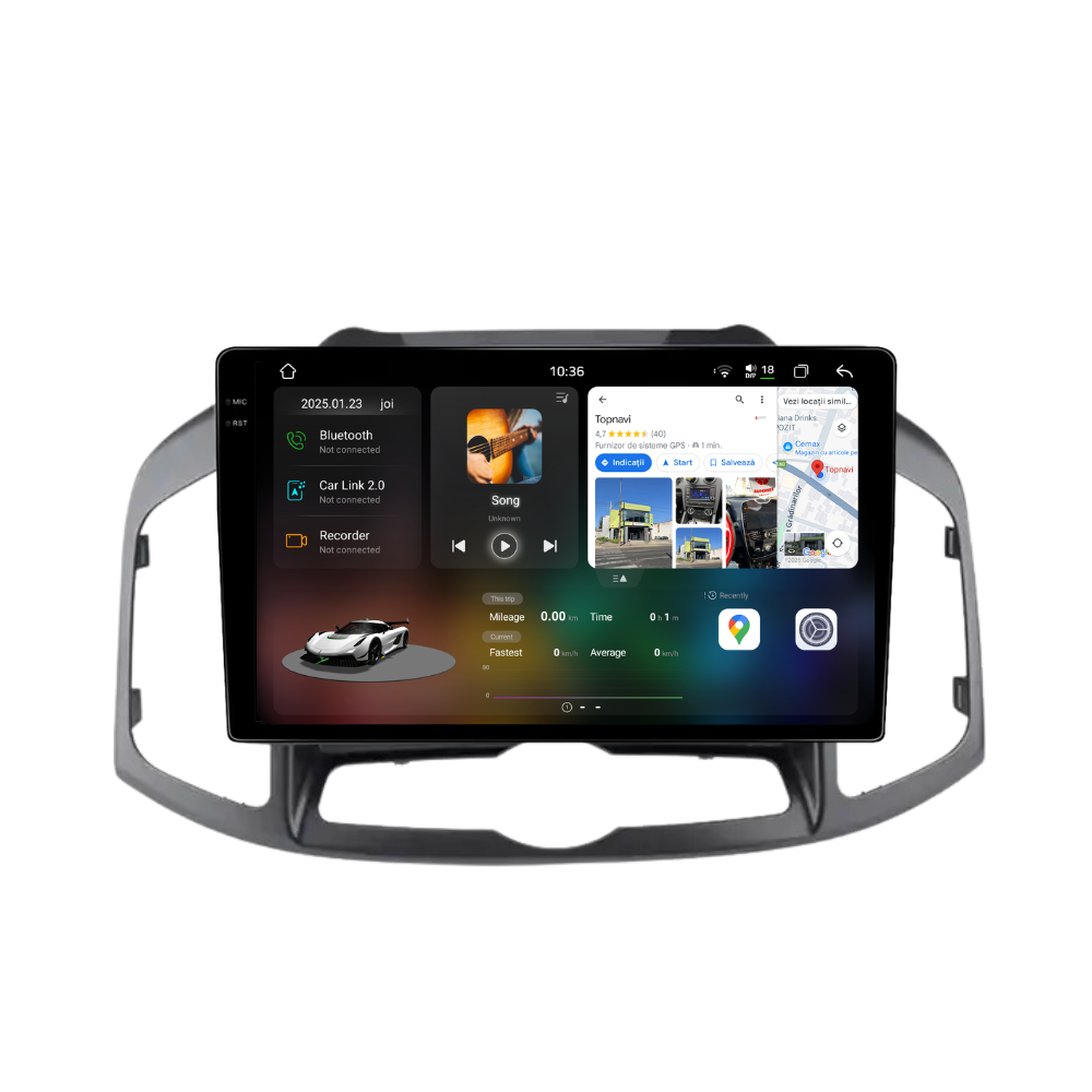 Navigatie Chevrolet Captiva (2011-2016), Ecran 10 inch 2K, 12GB RAM 256GB, 8-core [1]