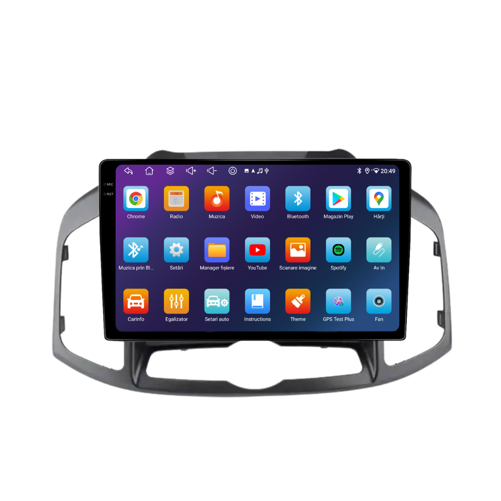 Navigatie Chevrolet Captiva (2011-2016), Ecran 10 inch, 4GB RAM 64GB, 8-core [4]