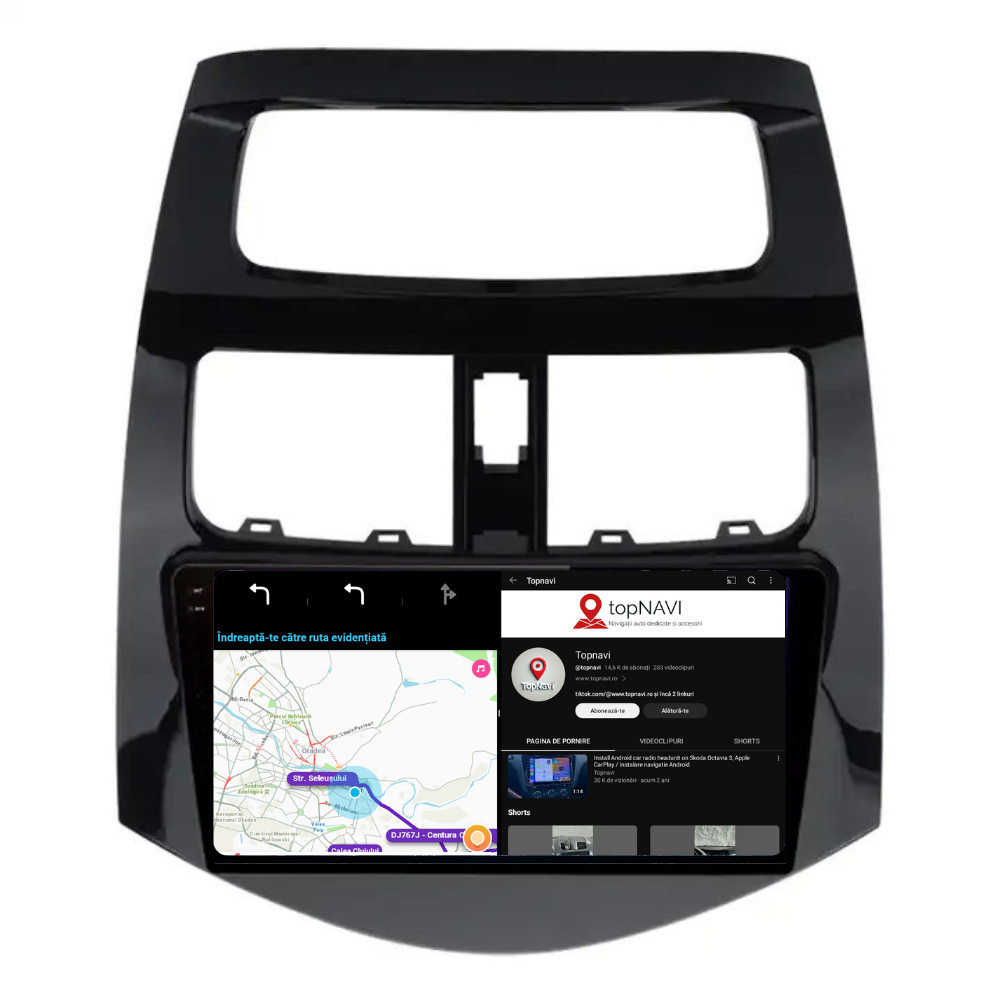 Navigatie Chevrolet Spark (2009-2015) , Ecran 9 inch, 6GB RAM 128GB, 8-core [4]